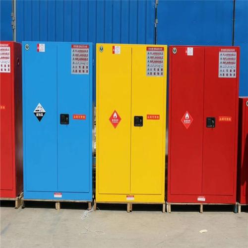 危险化学品安全柜 三种颜色红,黄,蓝的意义